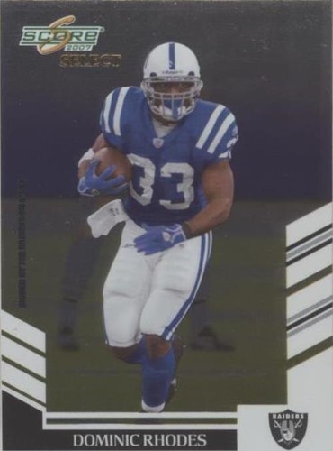 2007 Score Select Dominic Rhodes #270