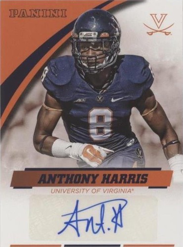 2016 Panini University of Virginia Cavaliers Anthony Harris #AH-VA