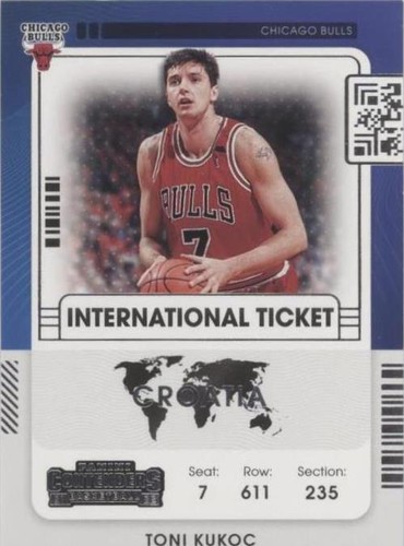 2021-22 Panini Contenders - Toni Kukoc #18