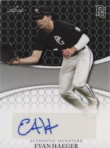 2022 Leaf Perfect Game National Showcase - Evan Haeger #BA-EH2