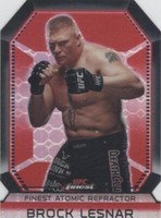 2011 Topps Finest UFC - Brock Lesnar #FAR-20