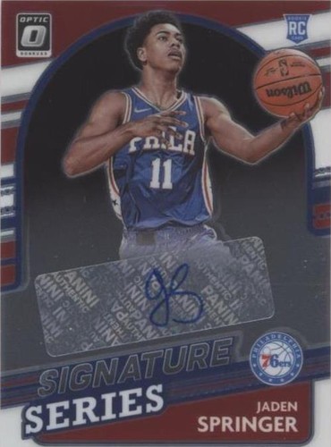 2021-22 Panini Donruss Optic - Jaden Springer #SS-JSP