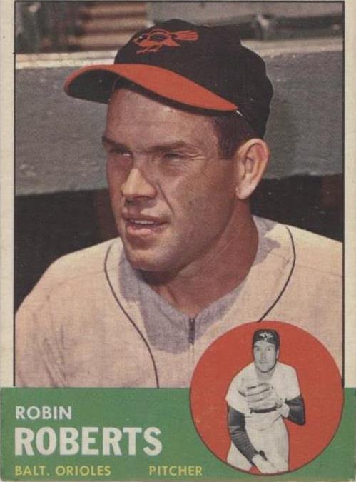 1963 年 Topps - Robin Roberts #125