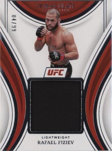 2023 Panini Immaculate Collection UFC - Rafael Fiziev #RM-RFZ