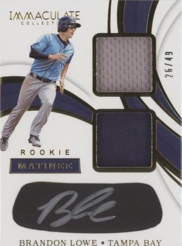 2019 Panini Immaculate Collection - Brandon Lowe #RM-BL
