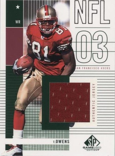 2003 SP Game Used Edition Terrell Owens #145