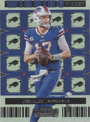 2022 Panini Contenders Josh Allen #WT-JAL
