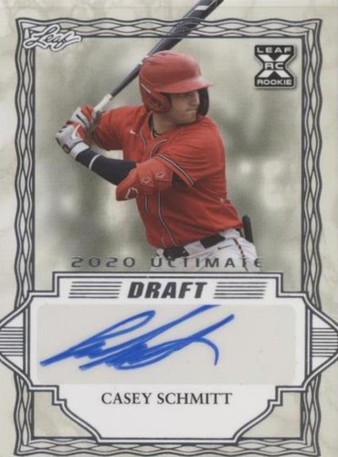 2020 Leaf Ultimate Draft - Casey Schmitt #BA-CS1
