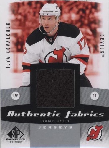 2010-11 SP Game Used Edition - Ilya Kovalchuk #AF-IK