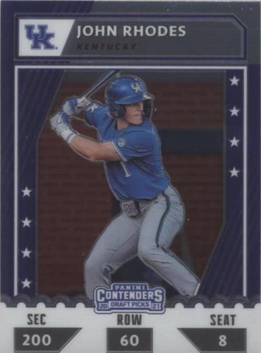 2021 Panini Elite Extra Edition - John Rhodes #CTO-JR