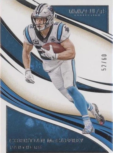 2020 Panini Immaculate Collection Christian McCaffrey #7