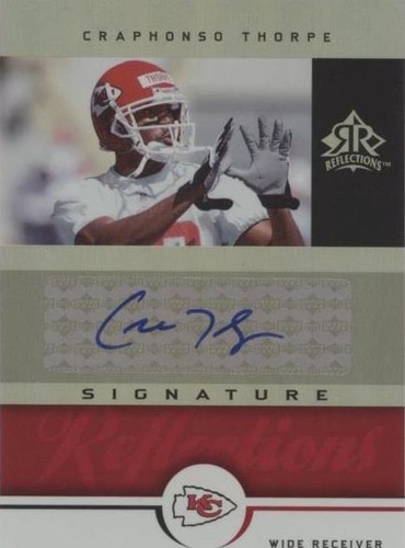 2005 Upper Deck Reflections Craphonso Thorpe #SR-CT