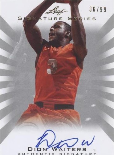 2012 Leaf Signature Series - Dion Waiters #BA-DW2