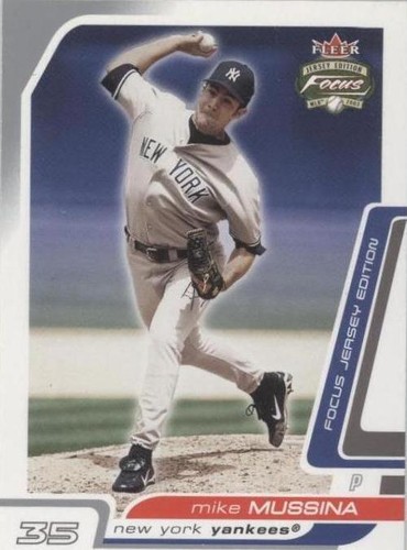2003 Fleer Focus Jersey Edition - Mike Mussina #62