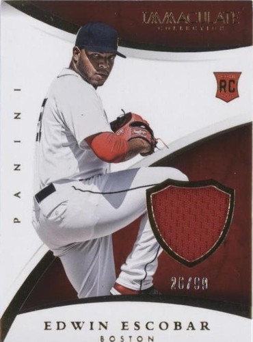 2015 Panini Immaculate Collection - Edwin Escobar #55