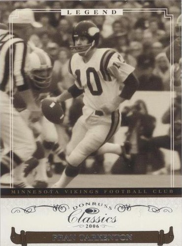 2006 Donruss Classics Fran Tarkenton #239