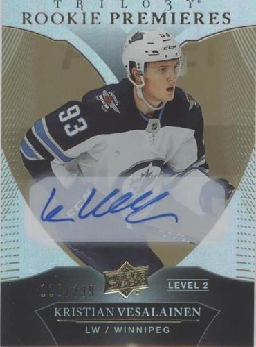 2018-19 Upper Deck Trilogy - Kristian Vesalainen #86