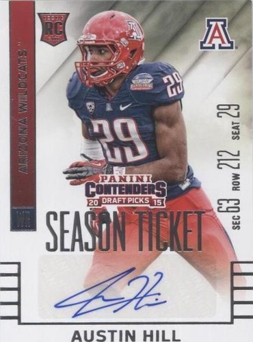 2015 Panini Contenders Draft Picks Austin Hill #149
