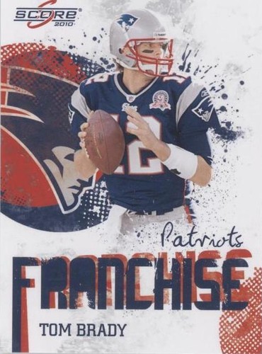 2010 Score Tom Brady #17