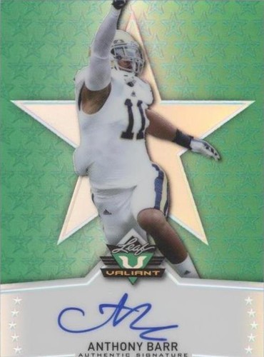 2014 Leaf Valiant Anthony Barr #BA-AB1