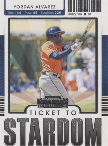 2021 Panini Contenders - Yordan Alvarez #TTS-YA