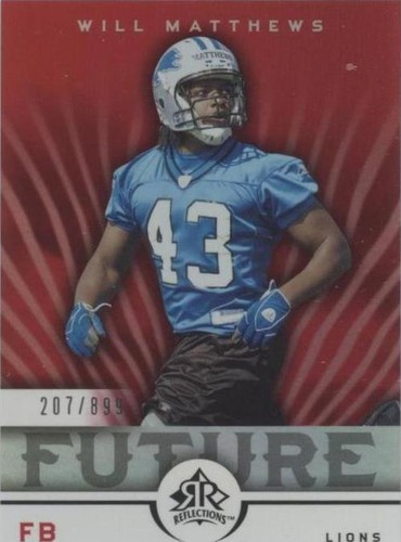 2005 Upper Deck Reflections Will Matthews #121