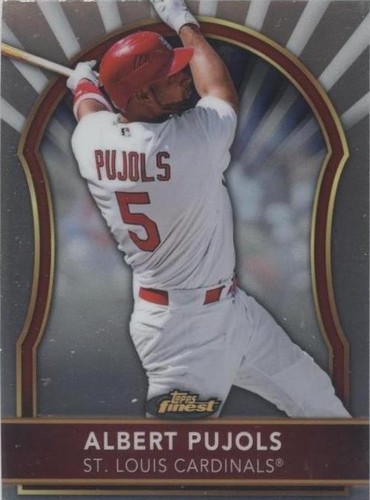 2011 Topps Finest - Albert Pujols #25