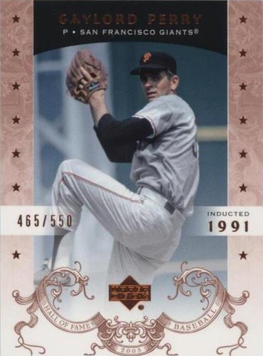 2005 Upper Deck Hall of Fame - Gaylord Perry #29