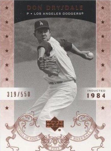 2005 Upper Deck Hall of Fame - Don Drysdale #18