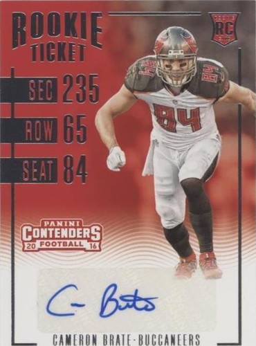 2016 Panini Contenders Cameron Brate #277