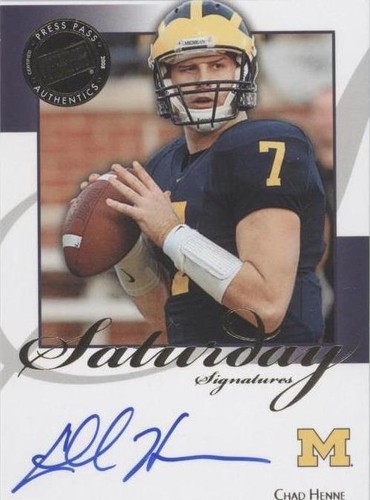 2008 Press Pass Legends Chad Henne #SS-CH