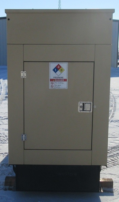 60 kw Generac / GM Natural Gas or Propane Generator / Genset - Load Bank Tested