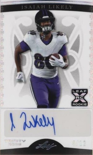 2022 Leaf Trinity Isaiah Likely #BA-IL1
