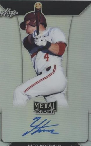 2018 Leaf Metal Draft - Nico Hoerner #BA-NH1