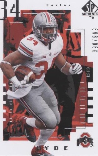2014 SP Authentic Carlos Hyde #FW-9