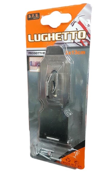 Fermo Asp Staffa Sicurezza Lucchetto Armadio Porta 2x13cm Con Viti Montaggio dfh