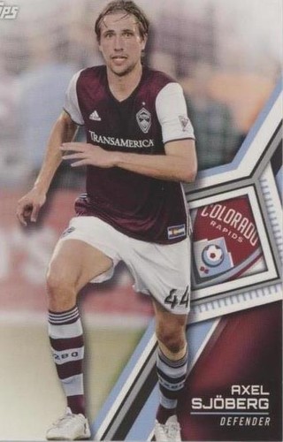 2018 Topps MLS Axel Sjoberg #94