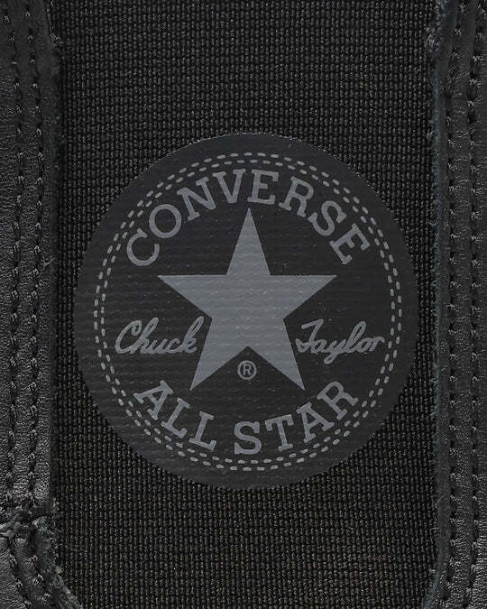 Pre-owned Converse 31310830  Leather All Star (r) Trekwave Sidegore Hi Black (men's)