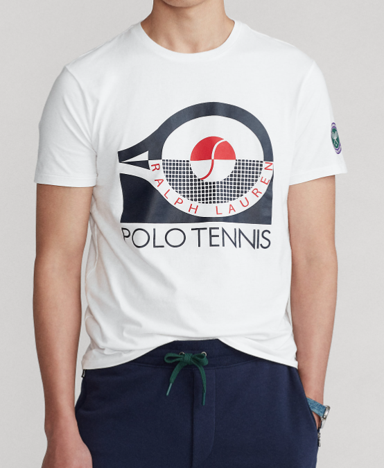 POLO RALPH LAUREN Men's Custom Slim Fit Tennis Wimbledon
