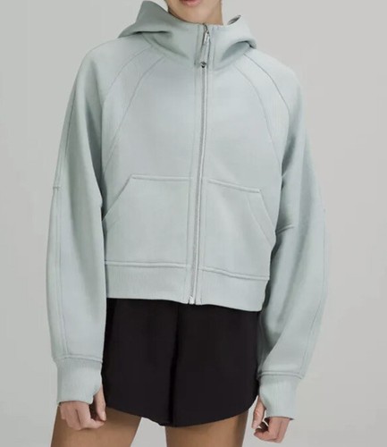 LULULEMON SCUBA 灰色　サイズM/L Lululemon Scuba Oversized 1/2 Zip Hoodie - Graphite Grey