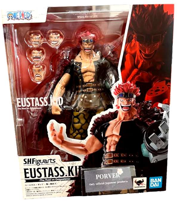 希少品　バンダイ　INVADERS　of　the　MUMM’Ｓ　STOMB Eustass Kid S.H.Figuarts Action Figure One Piece Onigashima