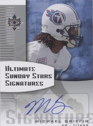 2007 Ultimate Collection Michael Griffin #SS-MG