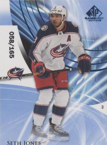 2020-21 Upper Deck SP Game Used - Seth Jones #41