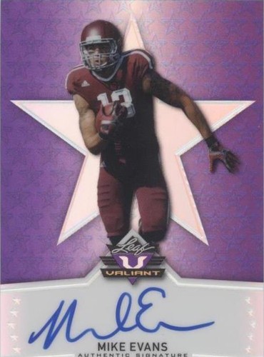 2014 Leaf Valiant Mike Evans #BA-ME1