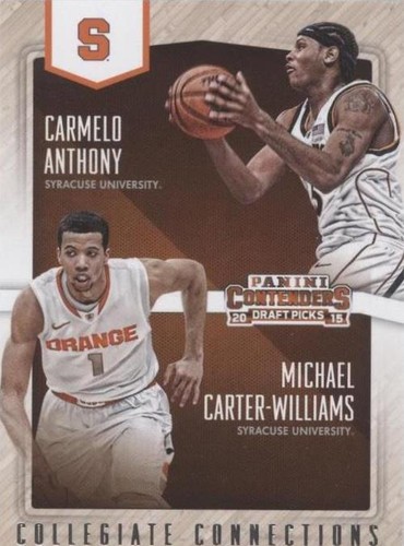 2015-16 Panini Contenders Draft Picks - Carmelo Anthony/Michael Carter-Williams #20
