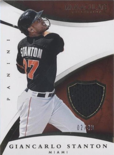2015 Panini Immaculate Collection - Giancarlo Stanton #9