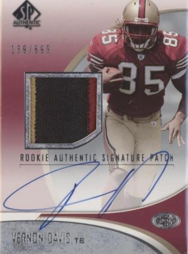 2006 SP Authentic Vernon Davis #257