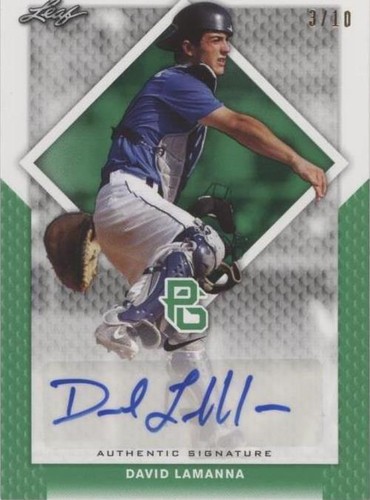2016 Leaf Perfect Game National Showcase - David Lamanna #BA-026