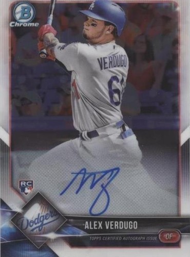 2018 Bowman Chrome - Alex Verdugo #BCRA-AV