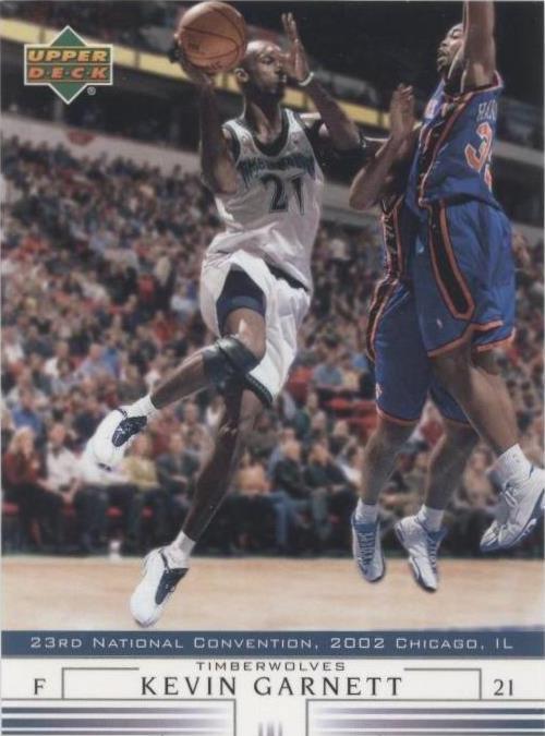 2002 Upper Deck Spokesmen Set - Kevin Garnett #N-14